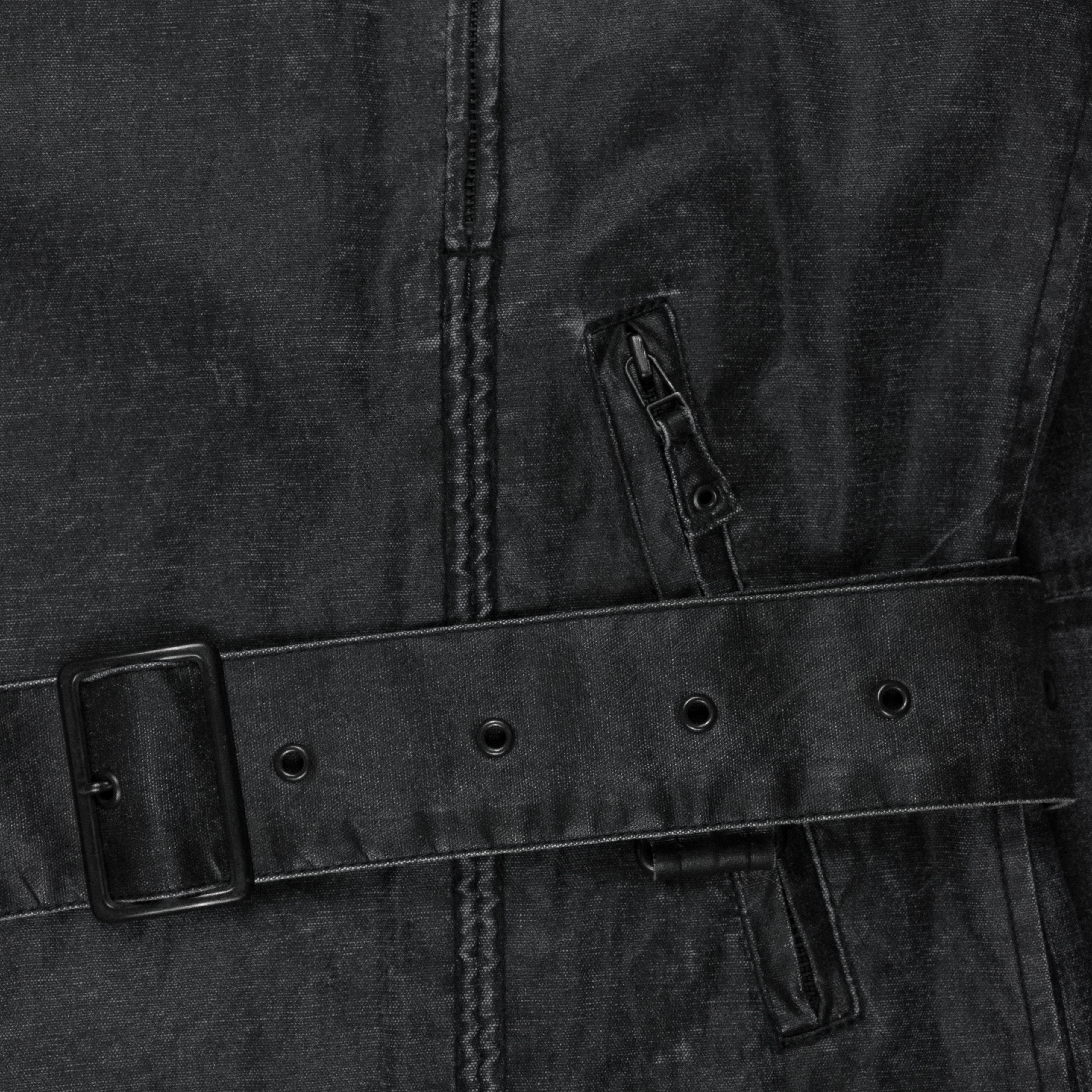 Jean Paul Gaultier Homme Waxed Rider's Jacket - SILVER LEAGUE