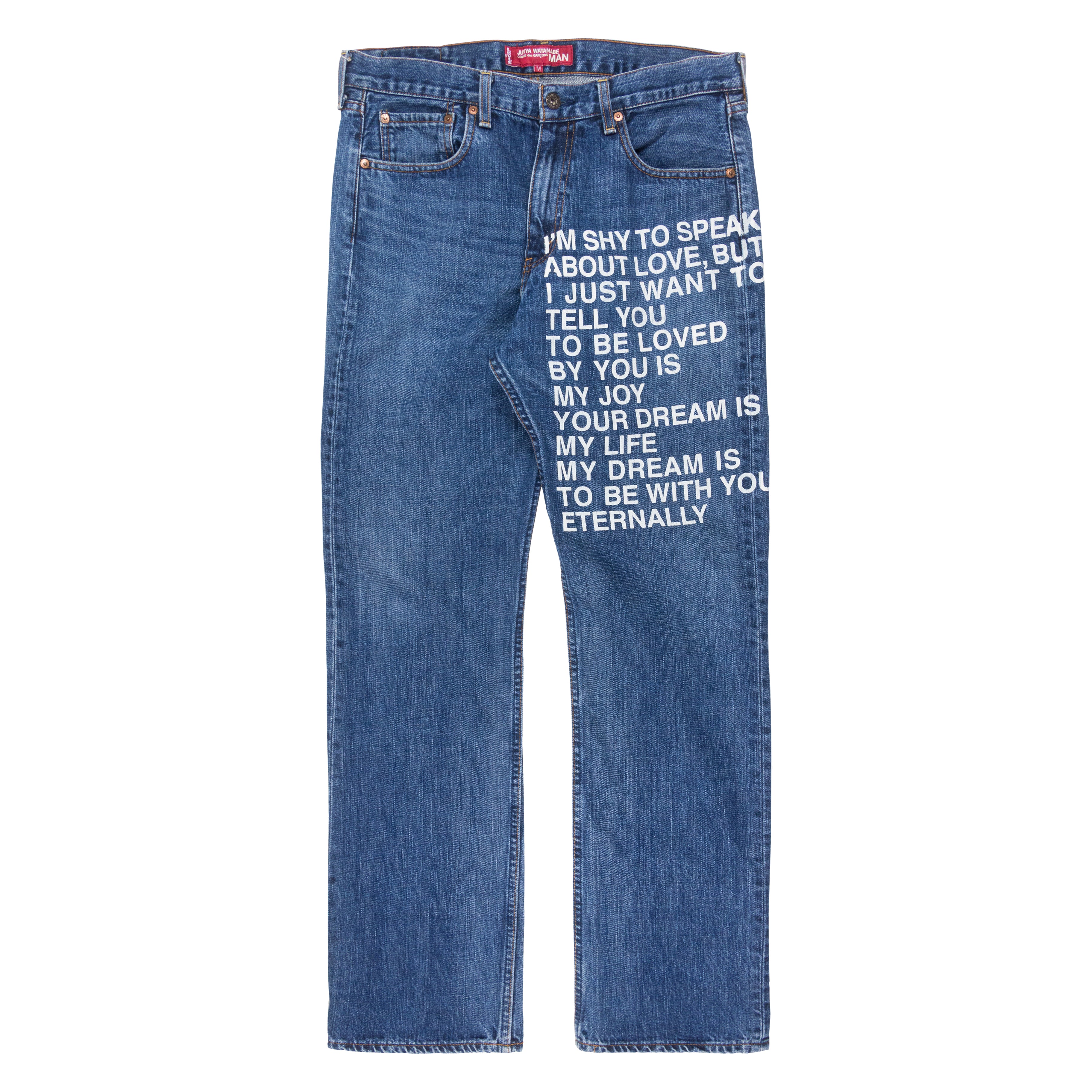 junya watanabe x levi's 02ss poem shorts