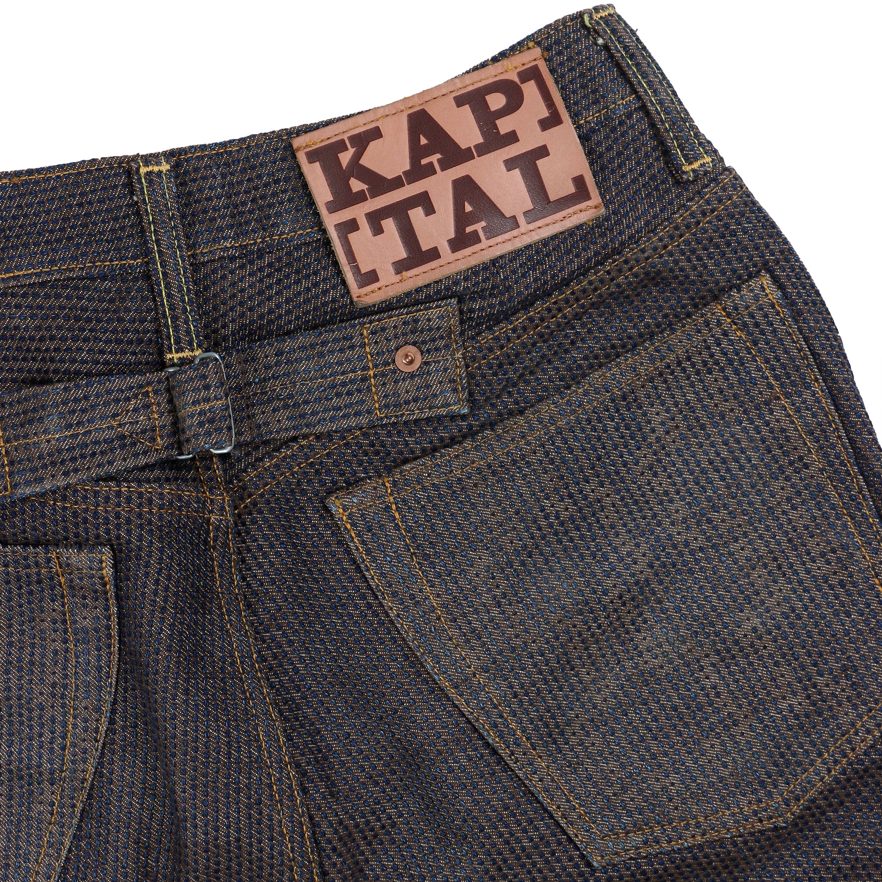 Kapital Century Denim Jeans 5P Stone NFS Brown - SILVER LEAGUE