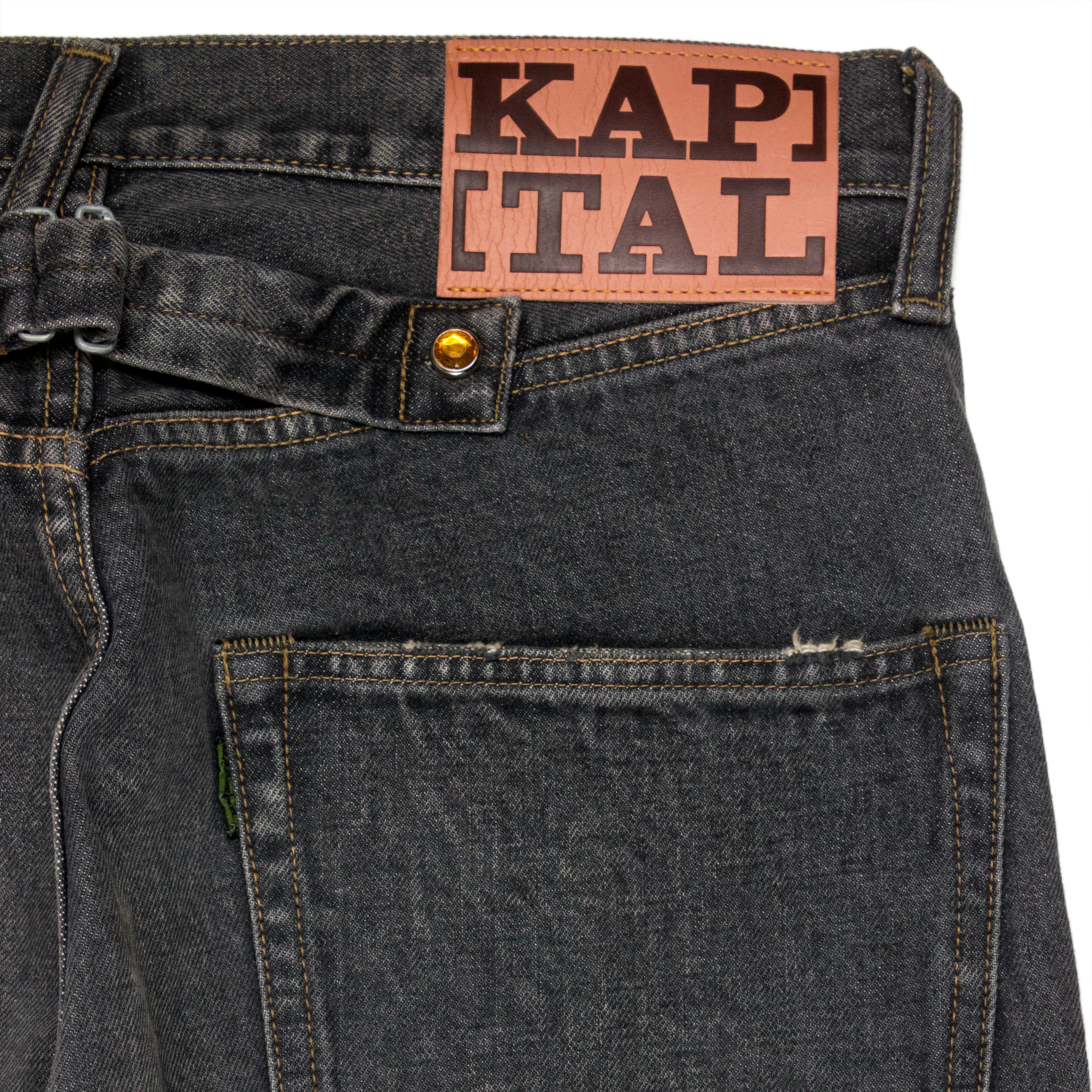 Kapital Kountry Embellished Jeans - SILVER LEAGUE