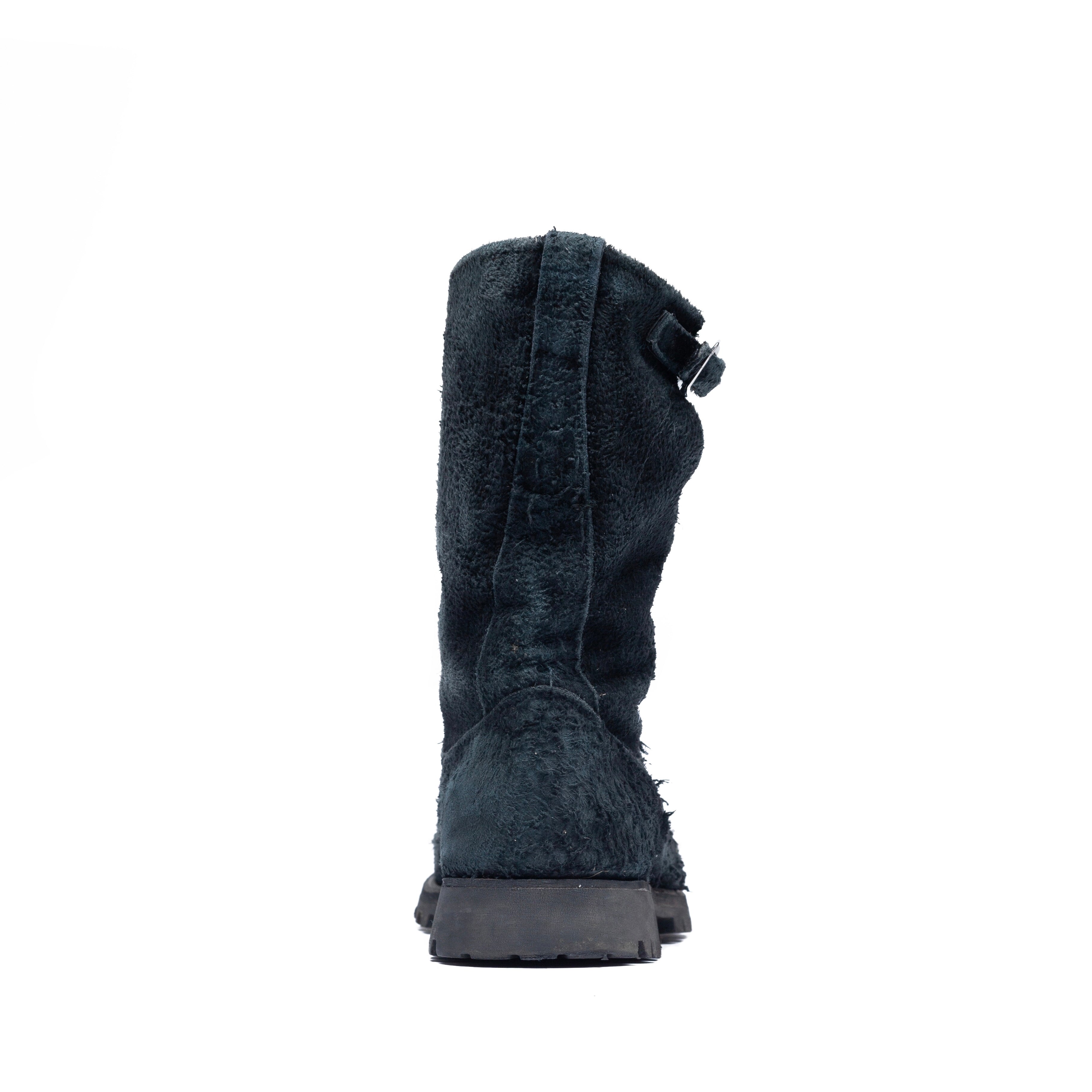 Undercover Burnt Suede Engineer Boots - AW06 “BBV / GURUGURU