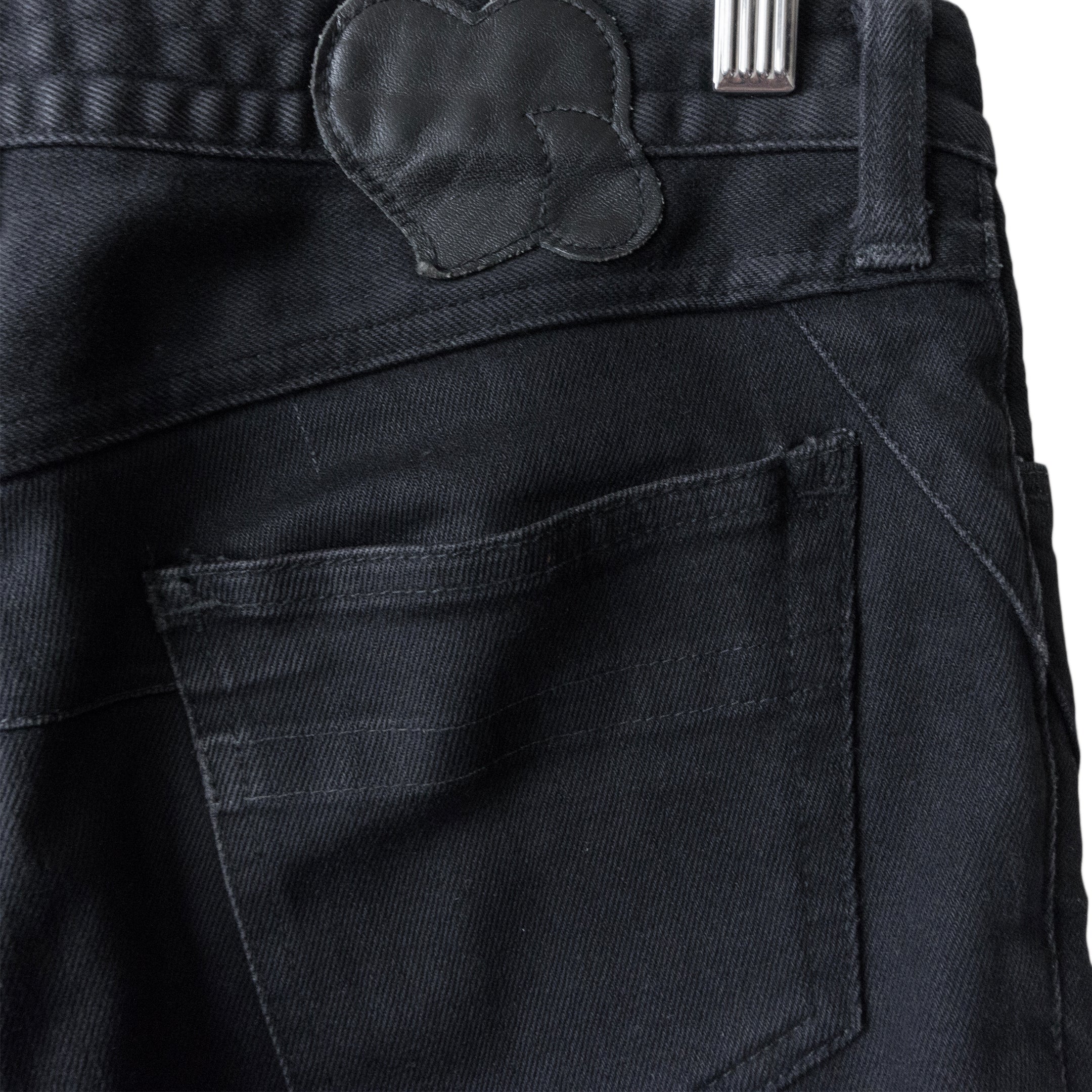 Number (N)ine Black Denim Jeans - SILVER LEAGUE