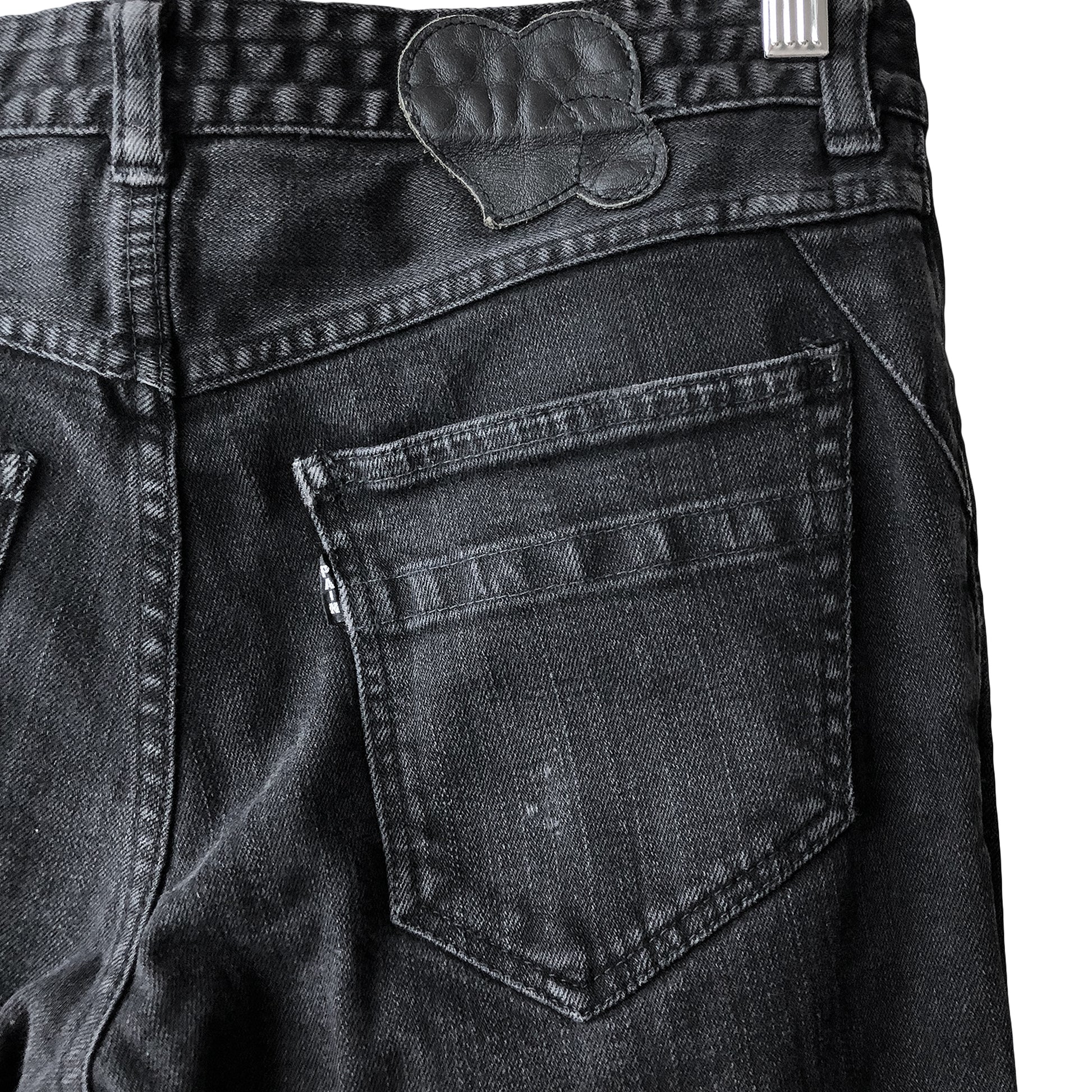 Number (N)ine Black Pain Jeans - SS07 "About a Boy" SILVER LEAGUE