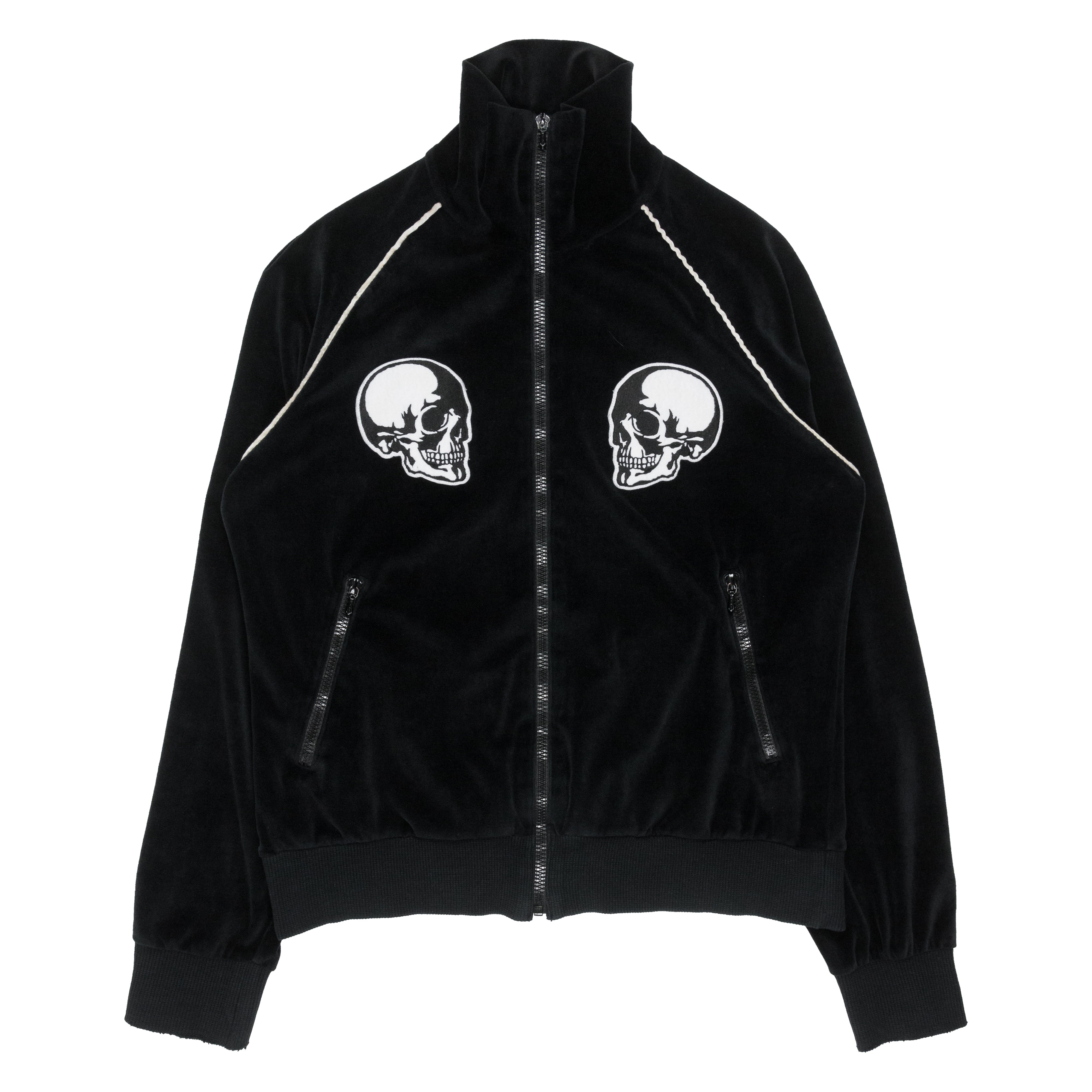 Number (N)ine Double Skull Velour Track Jacket - SS04 