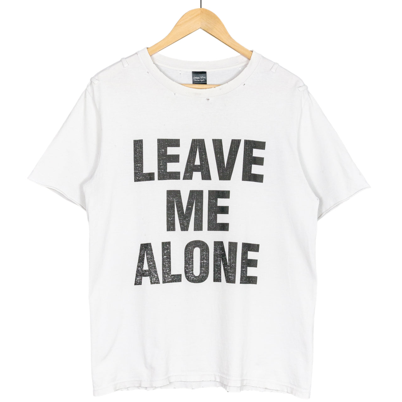 Number (N)ine "LEAVE ME ALONE" Tee - SS06 "Welcome to the Shadow"