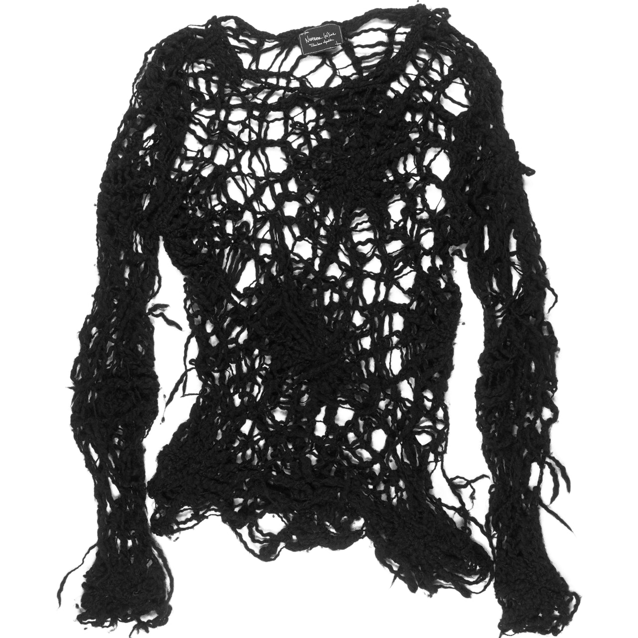 Number (N)ine Spider Knit Sweater - SS05 “Nightcrawler”