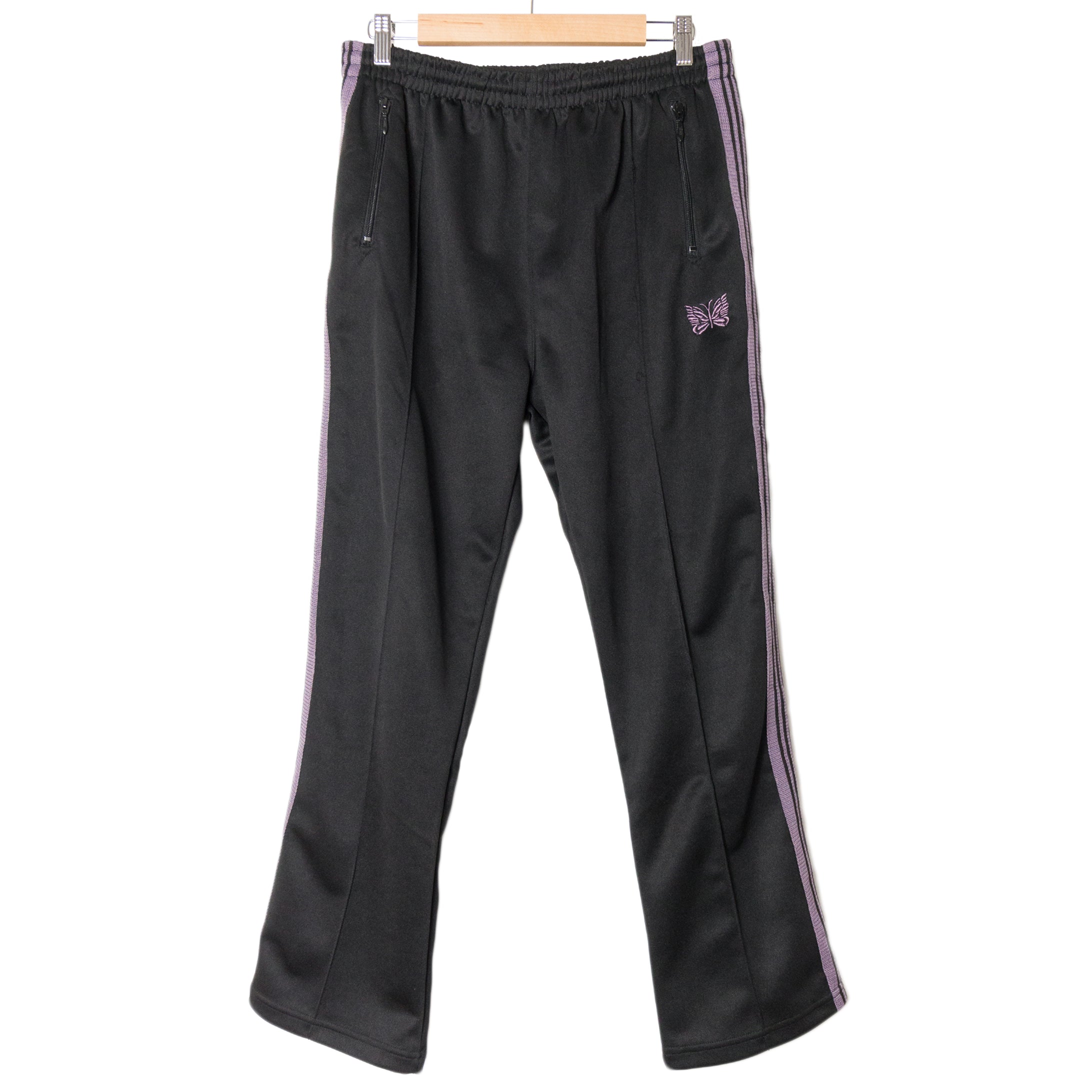 Needles Black Narrow Track Pants