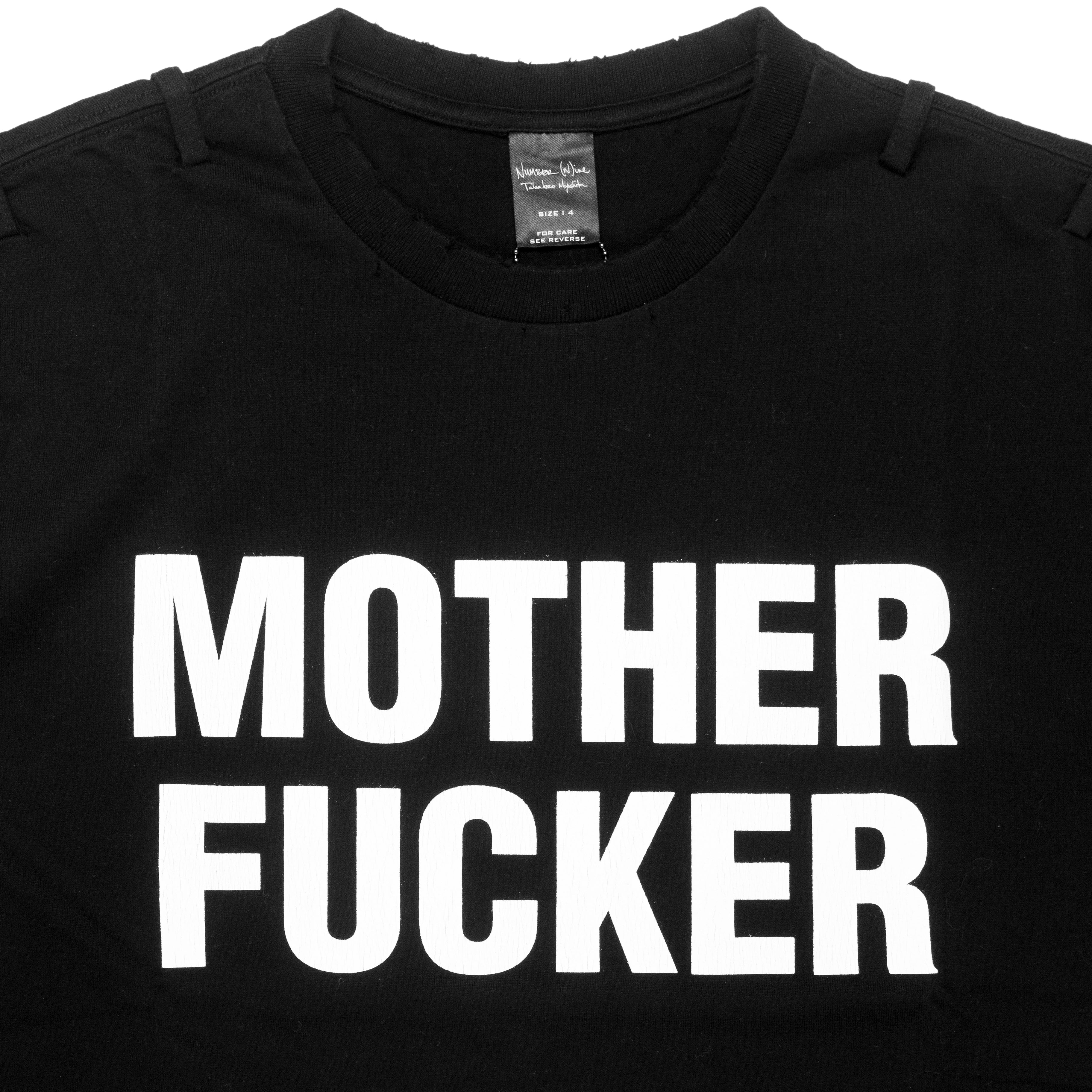 Number (N)ine “Motherfucker” Tee - SS06 “Welcome To The Shadow