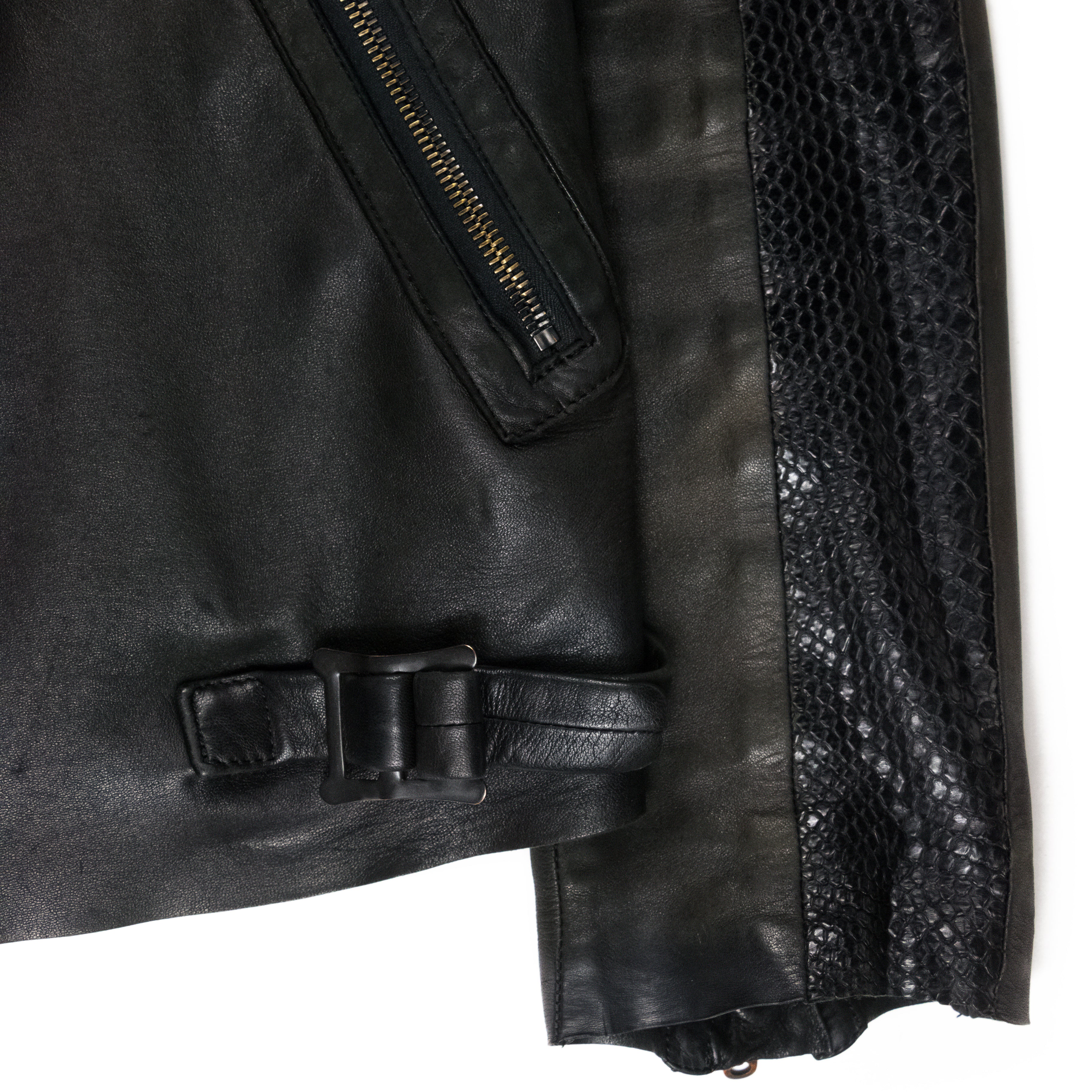 Number (N)ine Python Leather Jacket - SS06 “Welcome to the Shadow