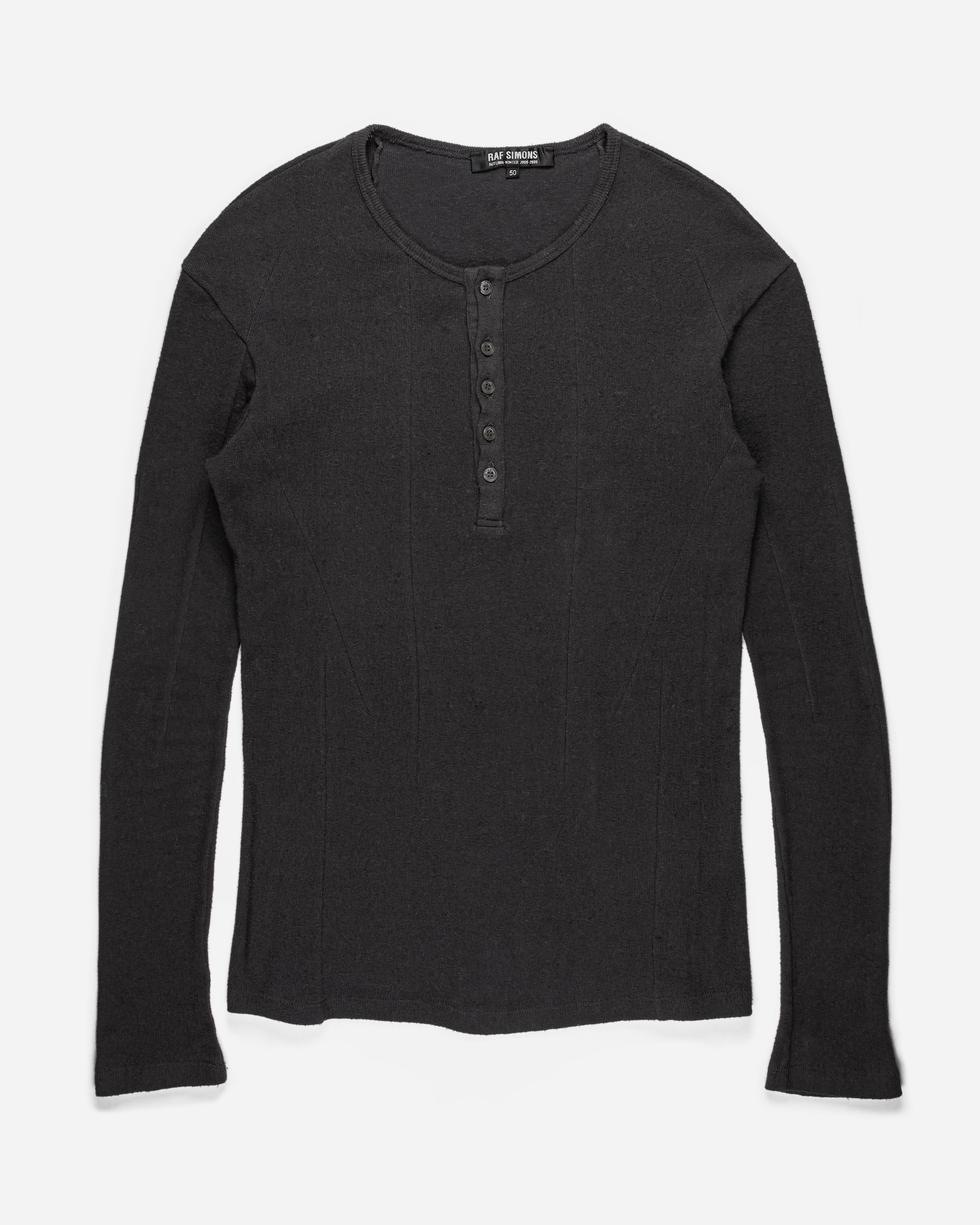 Raf Simons Darted Long Sleeve Henley - AW08