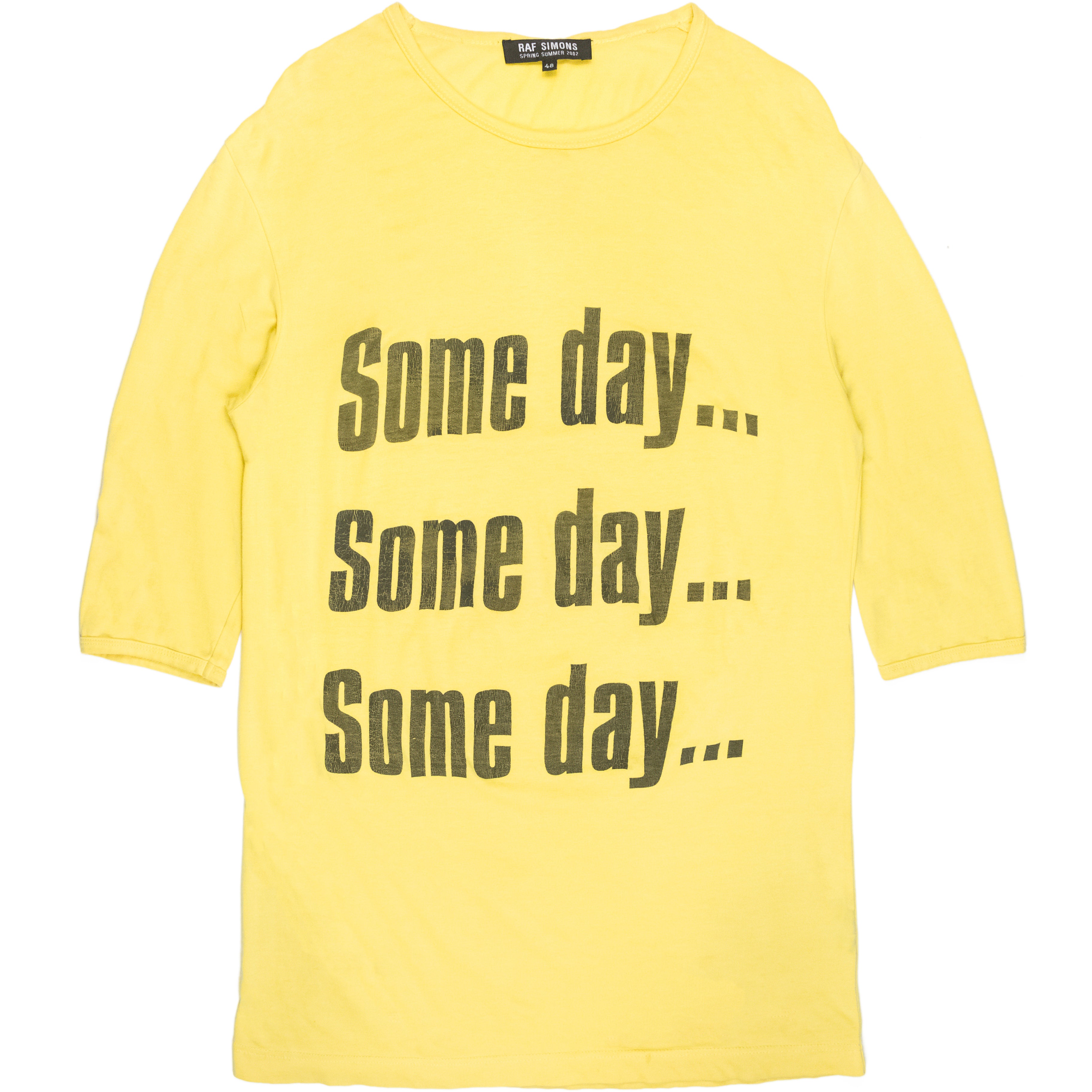 Raf Simons “Someday” Tee Shirt - SS02 - SILVER LEAGUE