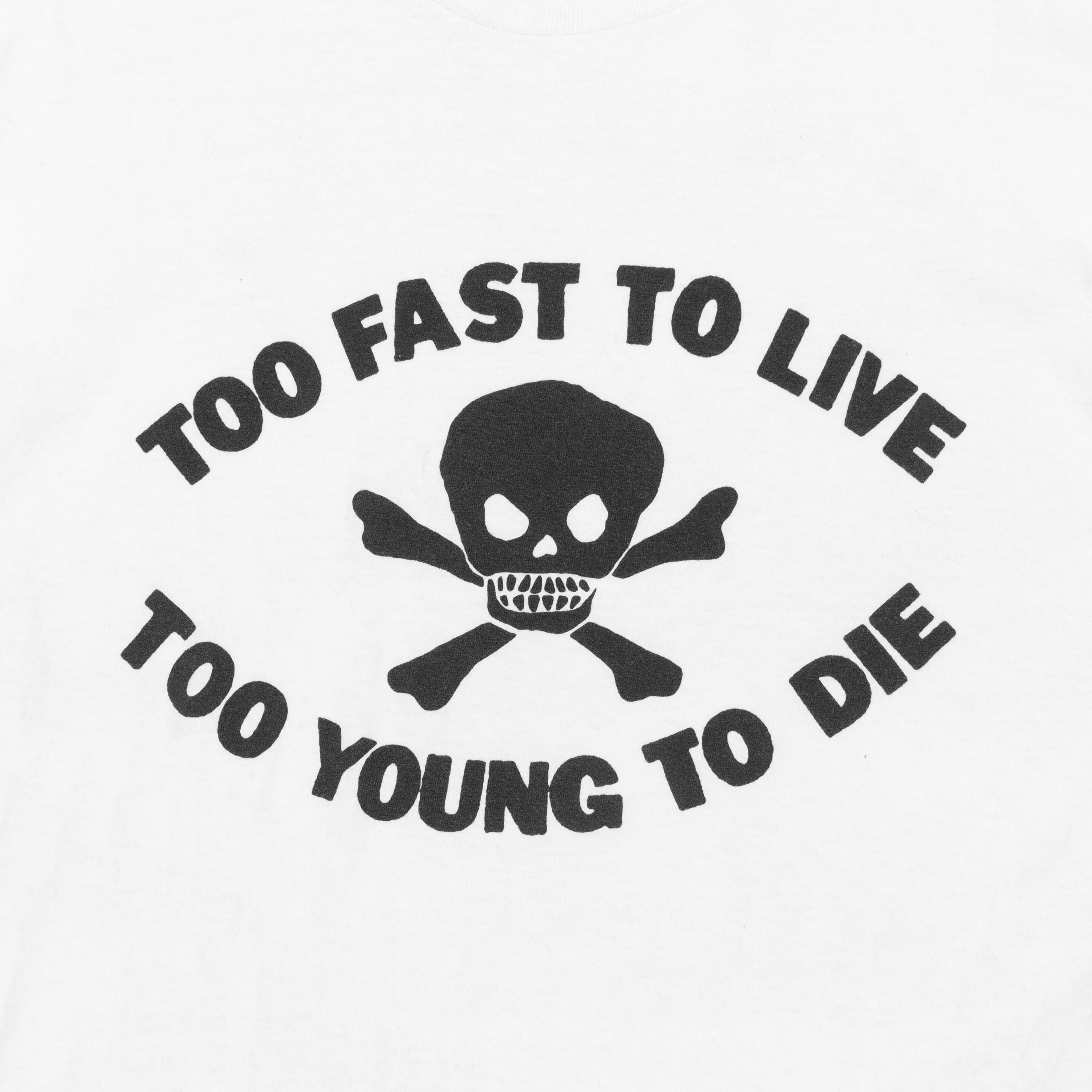 Seditionaries Too Fast To Live Tee - Early '80s BOY London