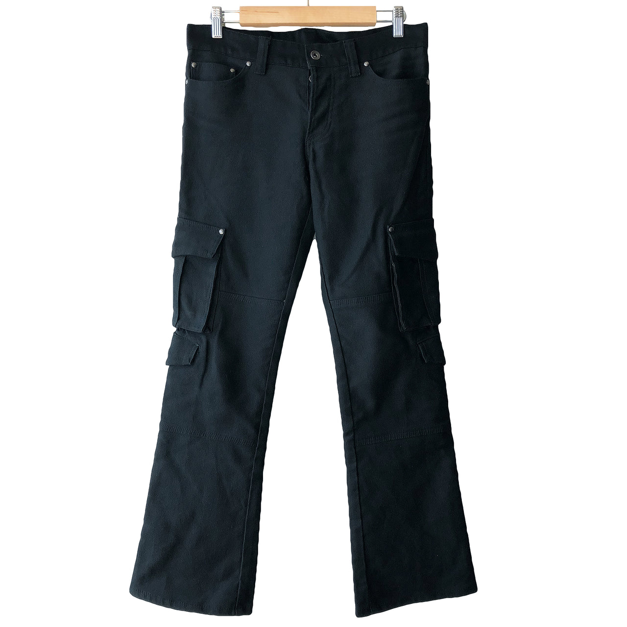Shellac Black Cargo Trouser