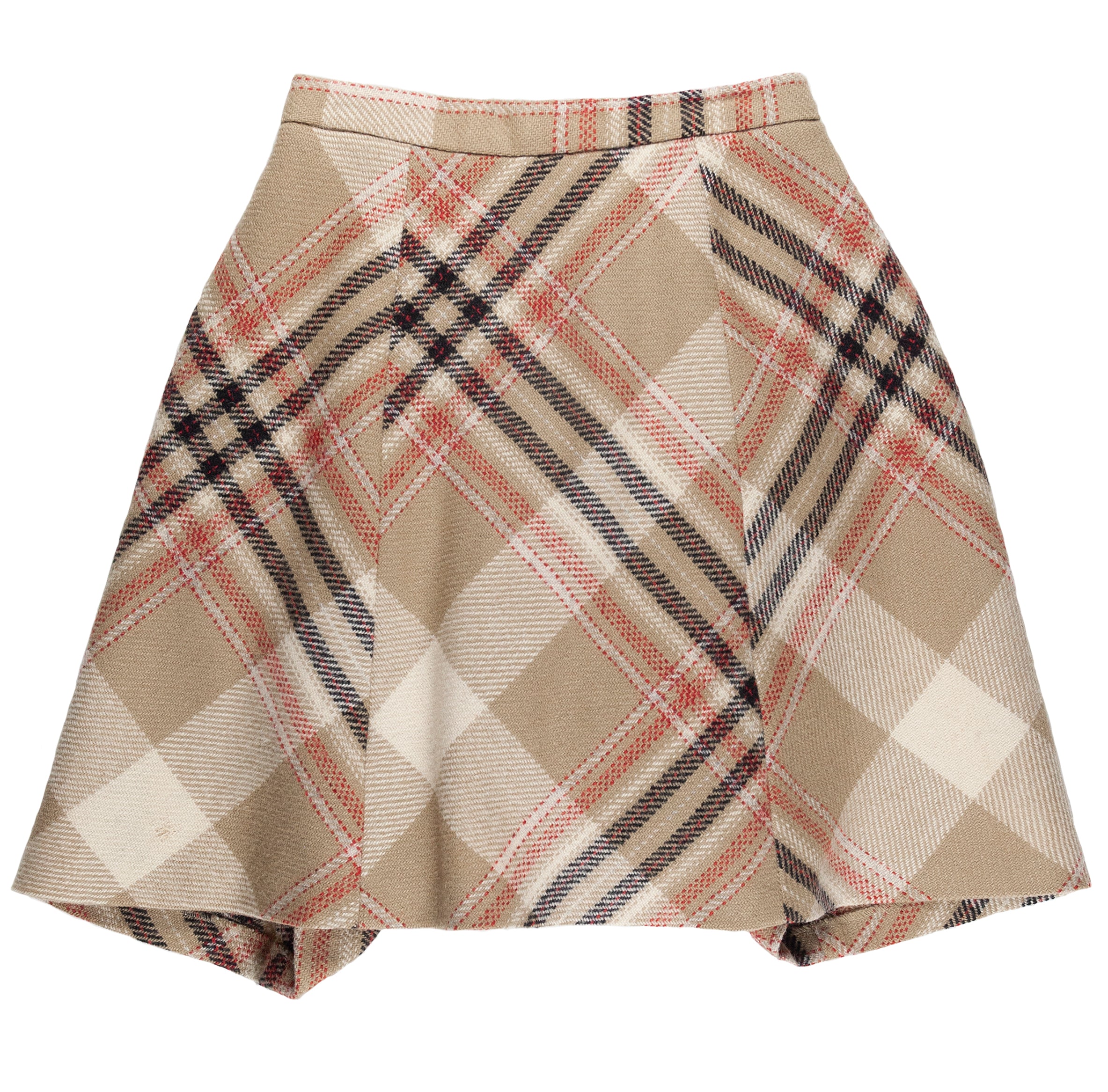Vivienne Westwood Plaid Pleated Skirt - AW94 “On Liberty” - SILVER 