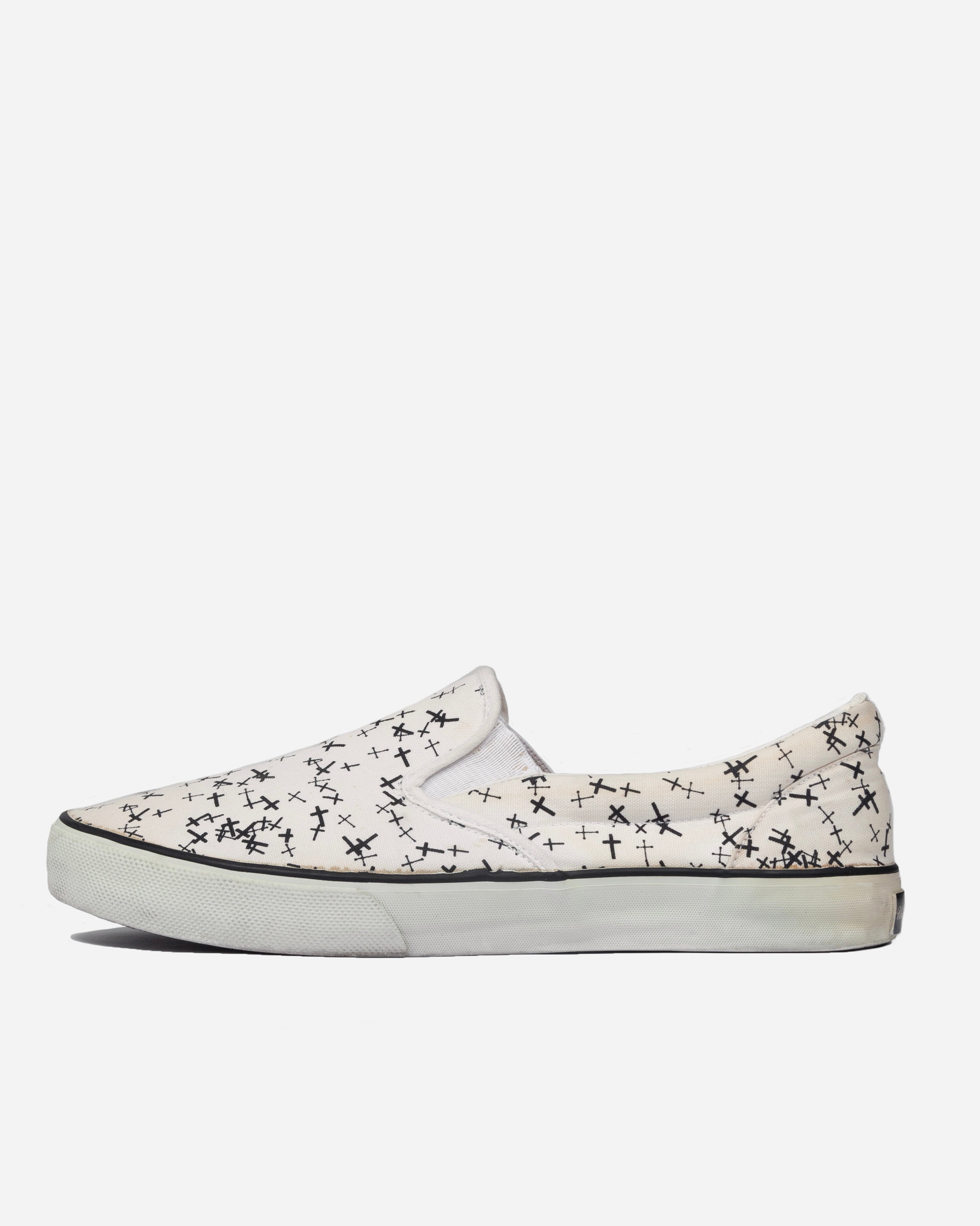 Undercover Cross Print Slip-On Sneakers - AW02 “Witches Cell