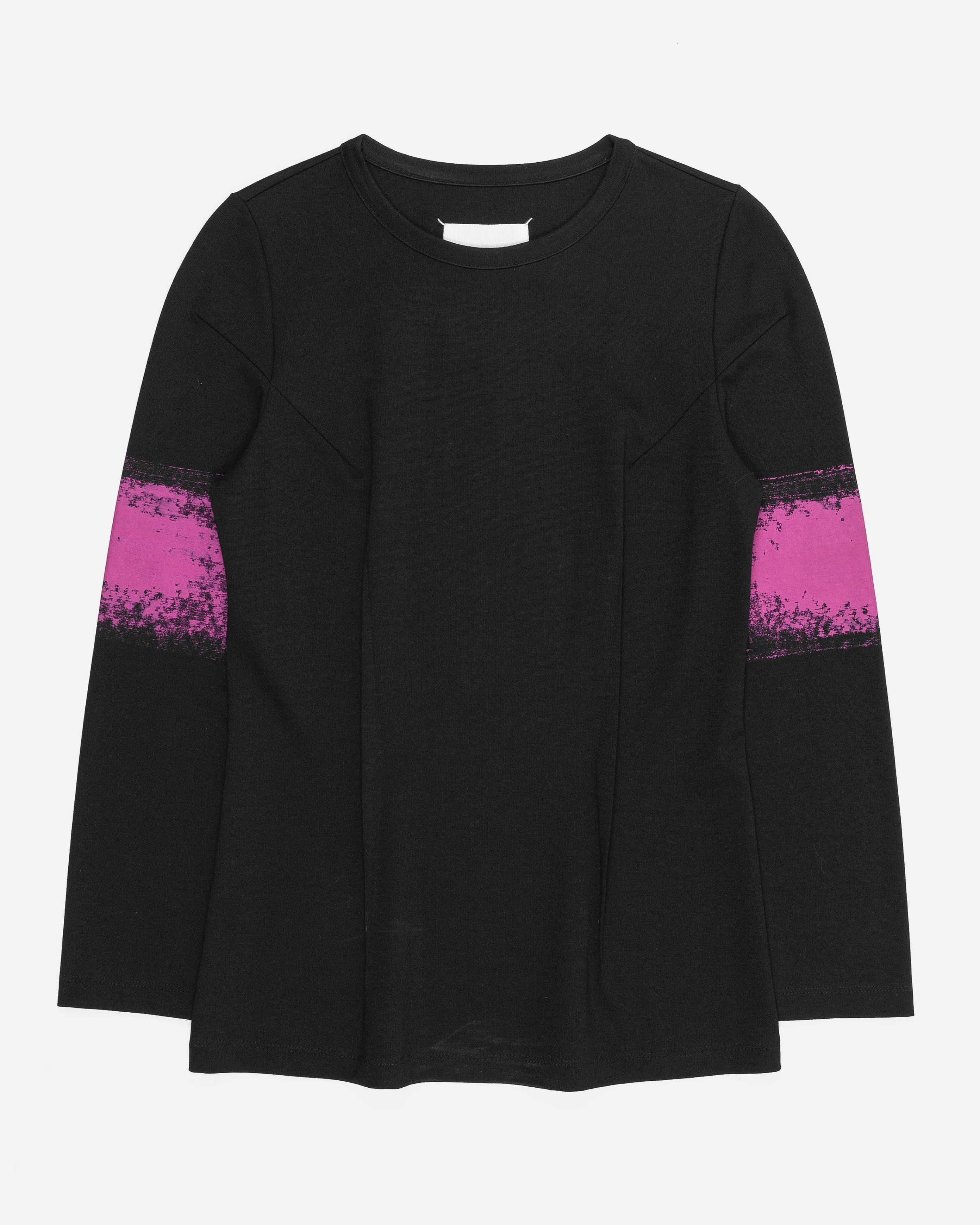 Maison Martin Margiela Black Darted Long Sleeve Top - AW13