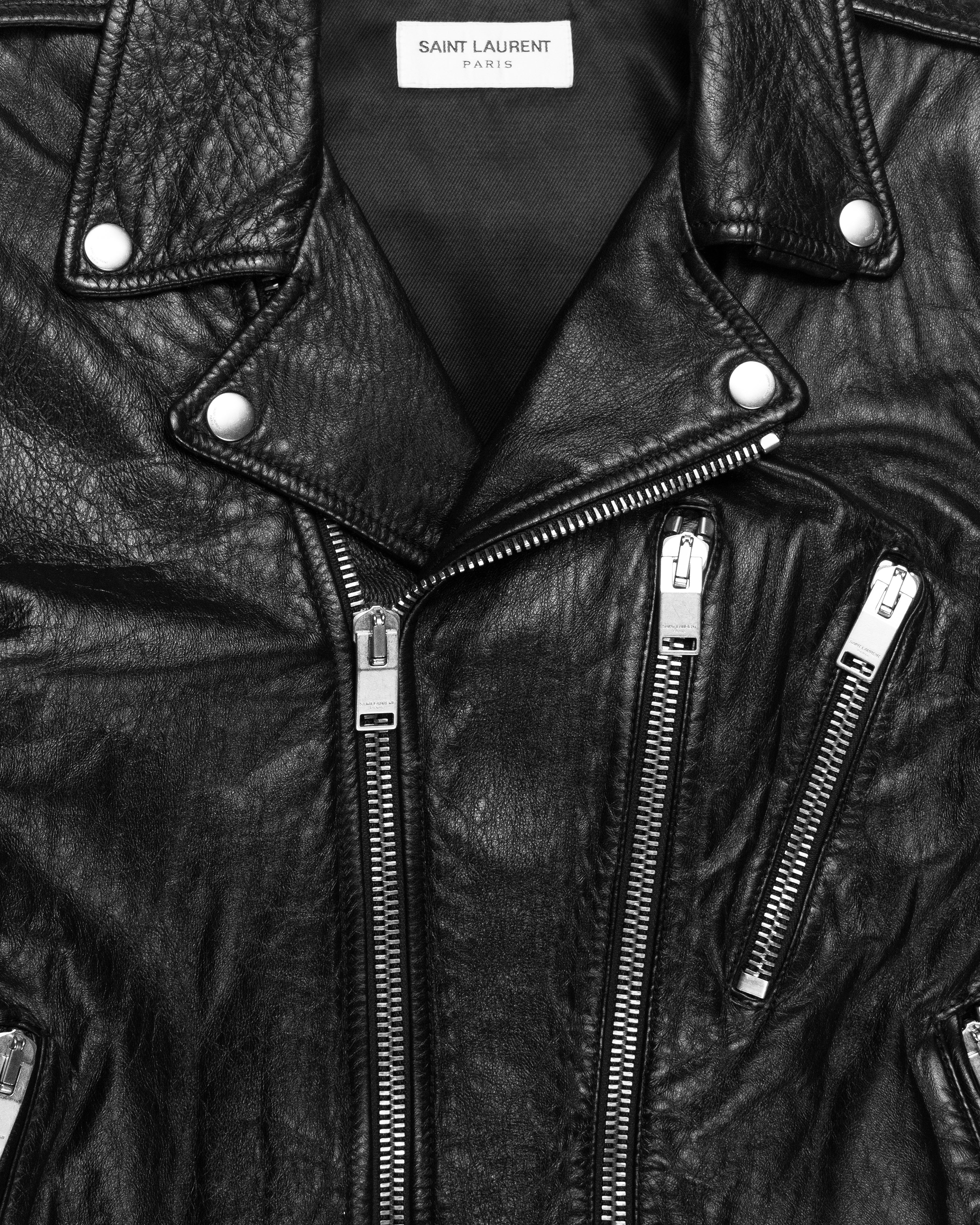 Saint laurent 2024 paris leather jacket