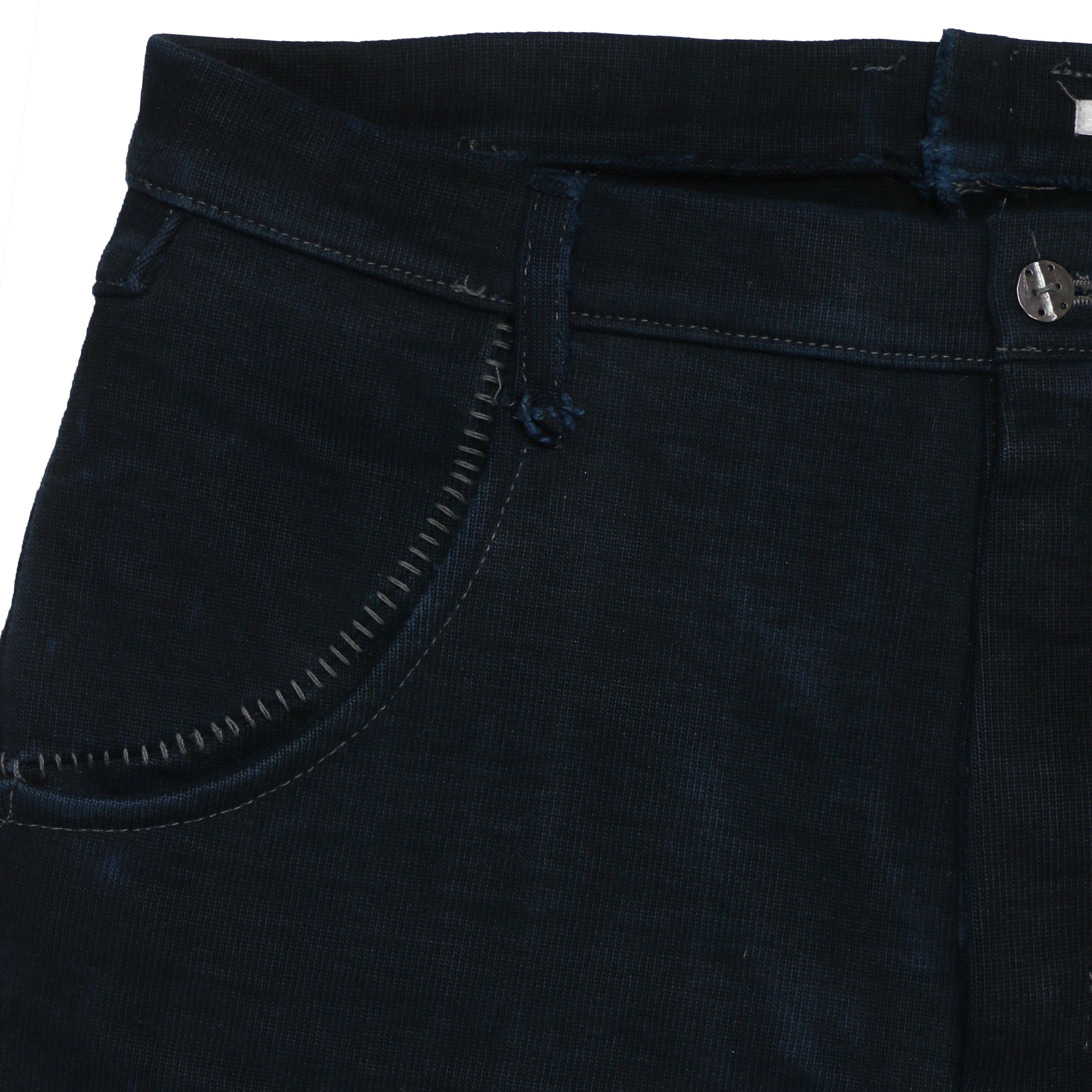 Taichi Murakami Carbon Indigo “XJ” Heavy Jersey Jeans - SILVER LEAGUE