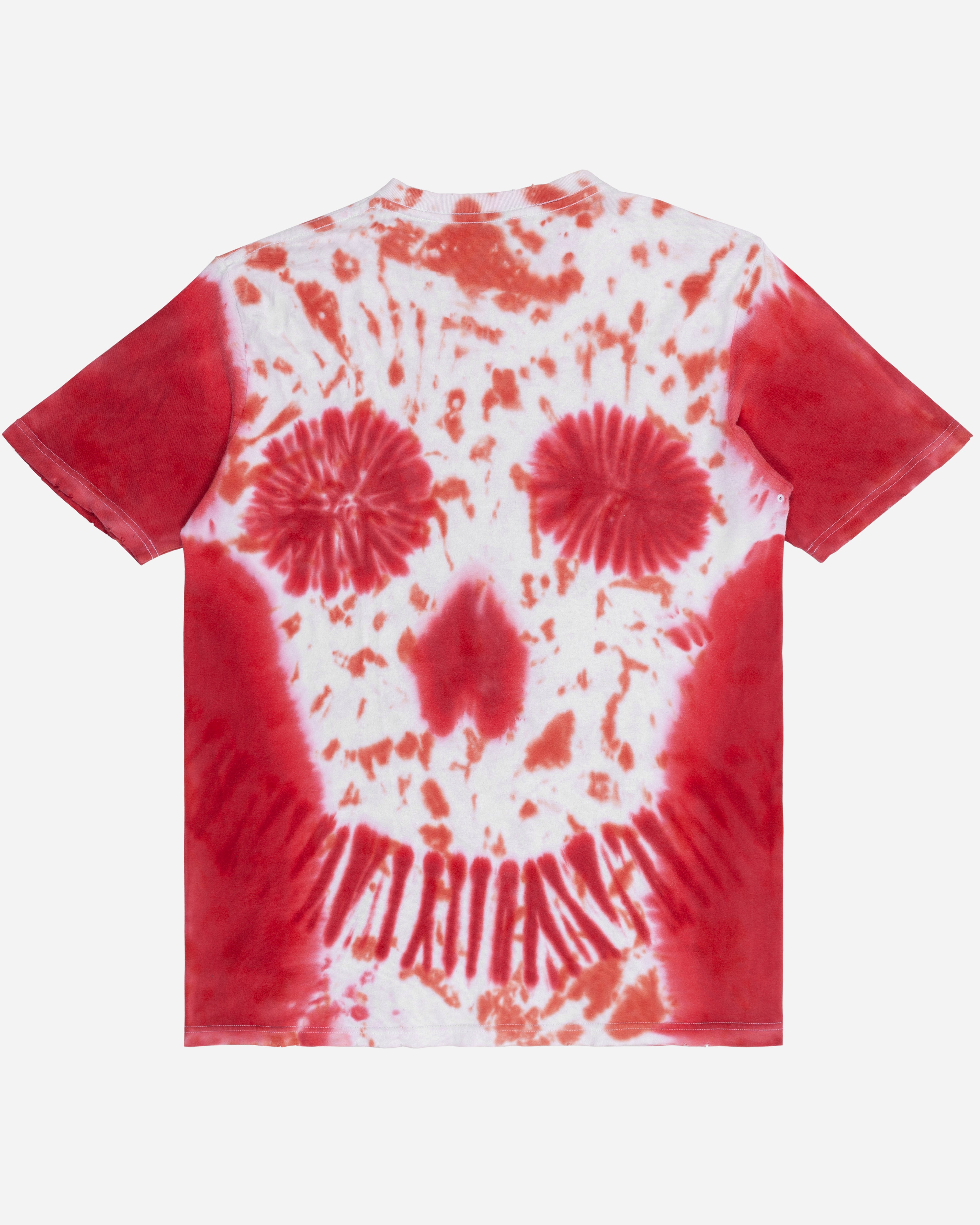 Number (N)ine Red Tie Dye Skull Tee - SS06 “Welcome to the