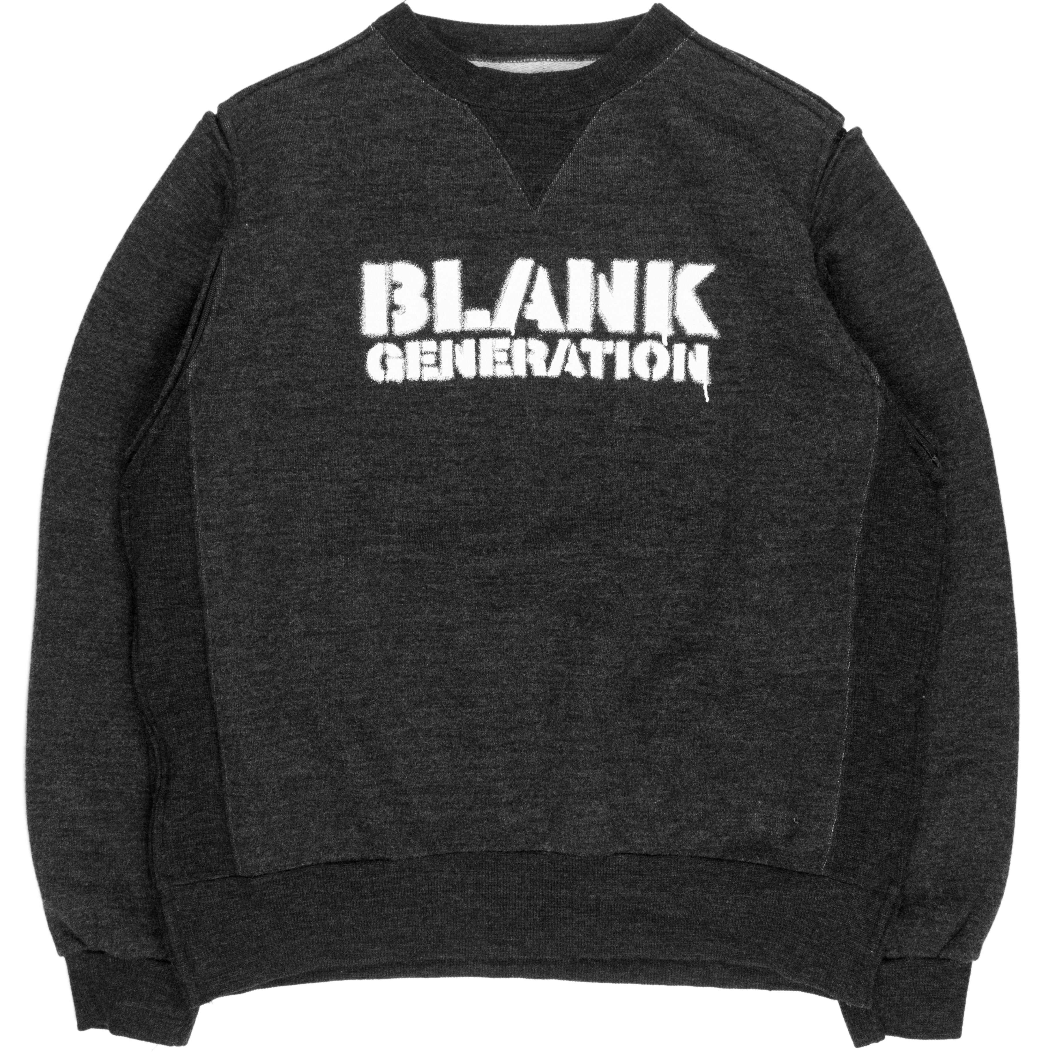 Undercover Blank Generation Sweater - AW99 “Ambivalence” - SILVER