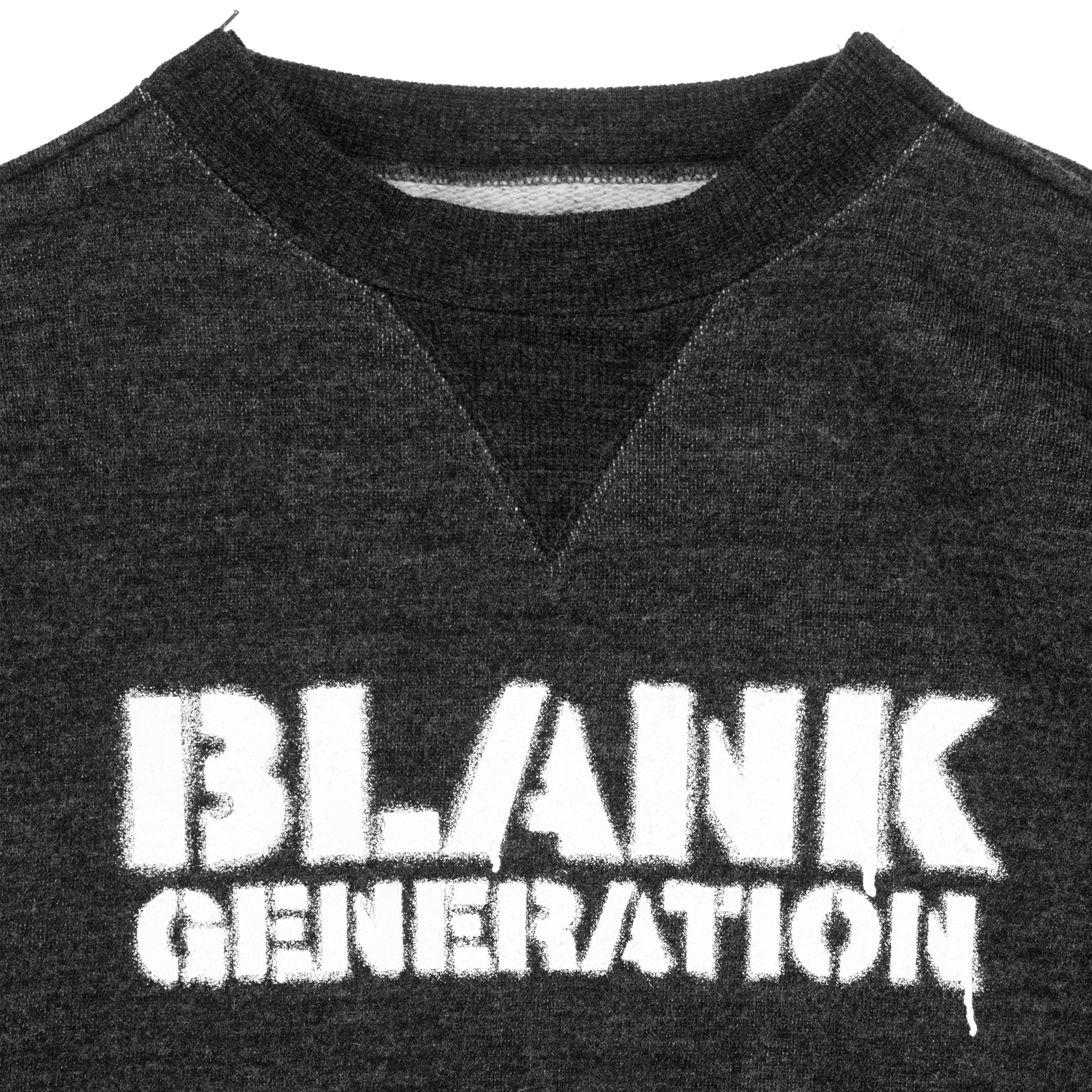 Undercover Blank Generation Sweater - AW99 “Ambivalence” - SILVER