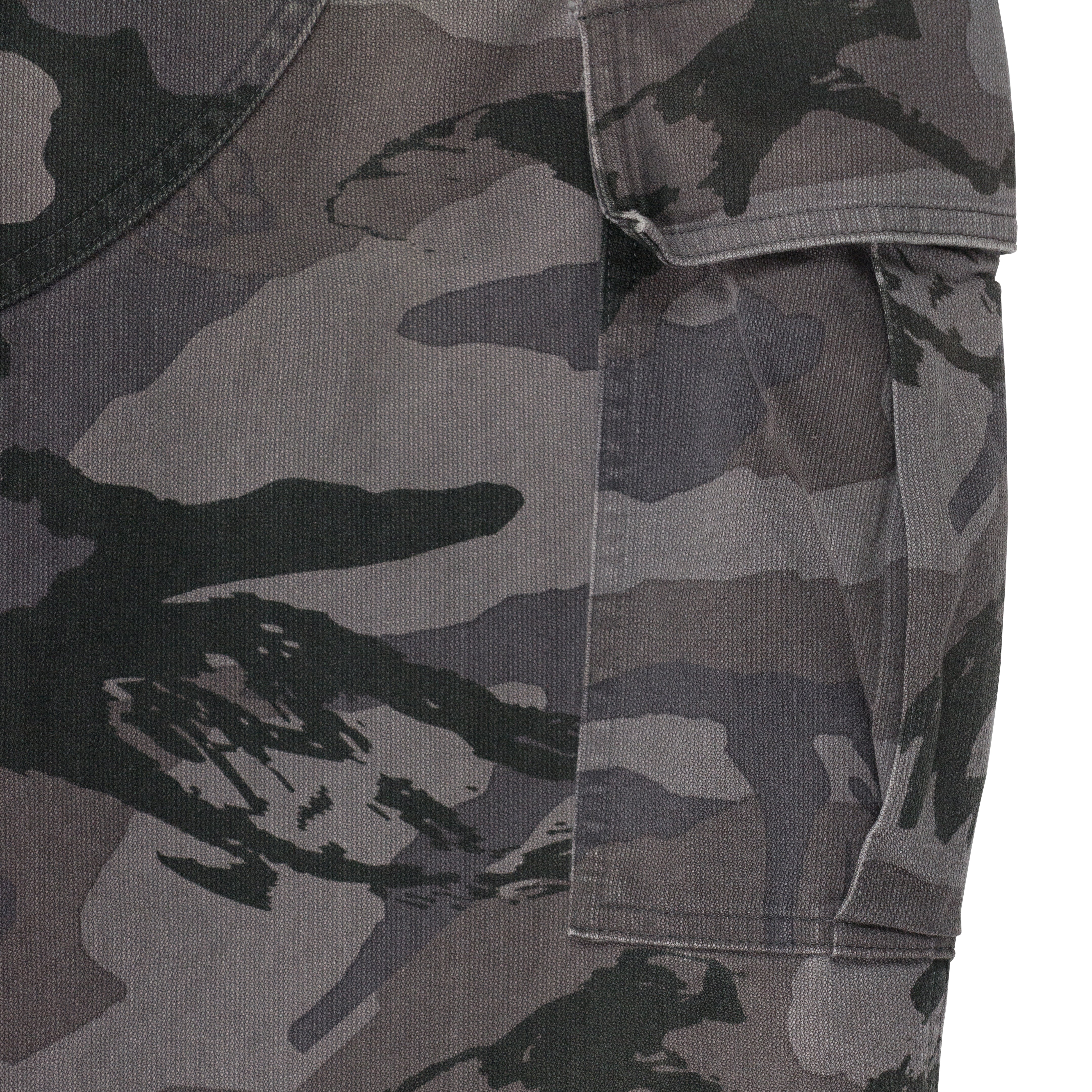 Chile Athleisure man cargo pants in camouflage jersey carrot fit  Masons   Masons US