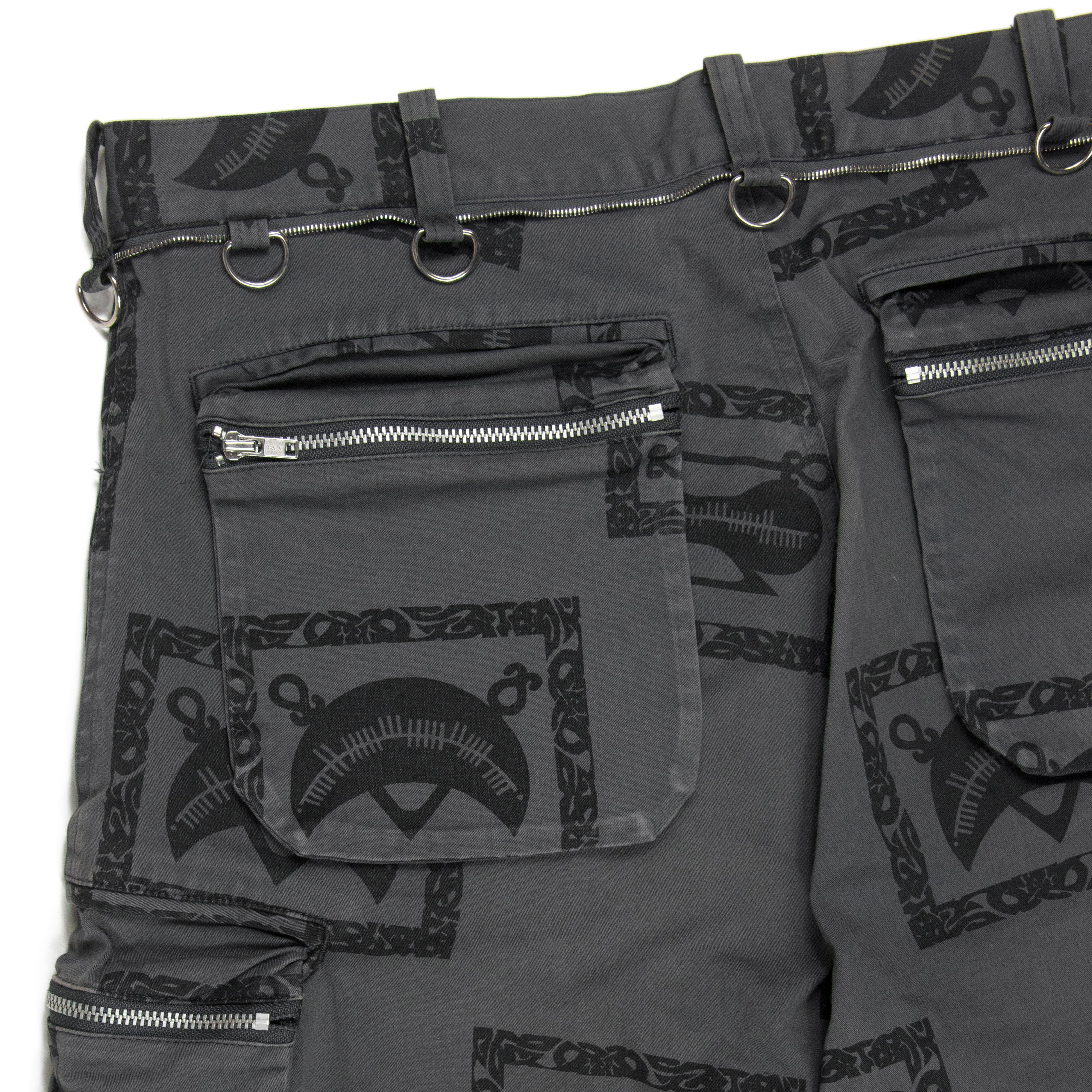 Undercover Scab Cargo Shorts - SS03 “Scab” - SILVER LEAGUE