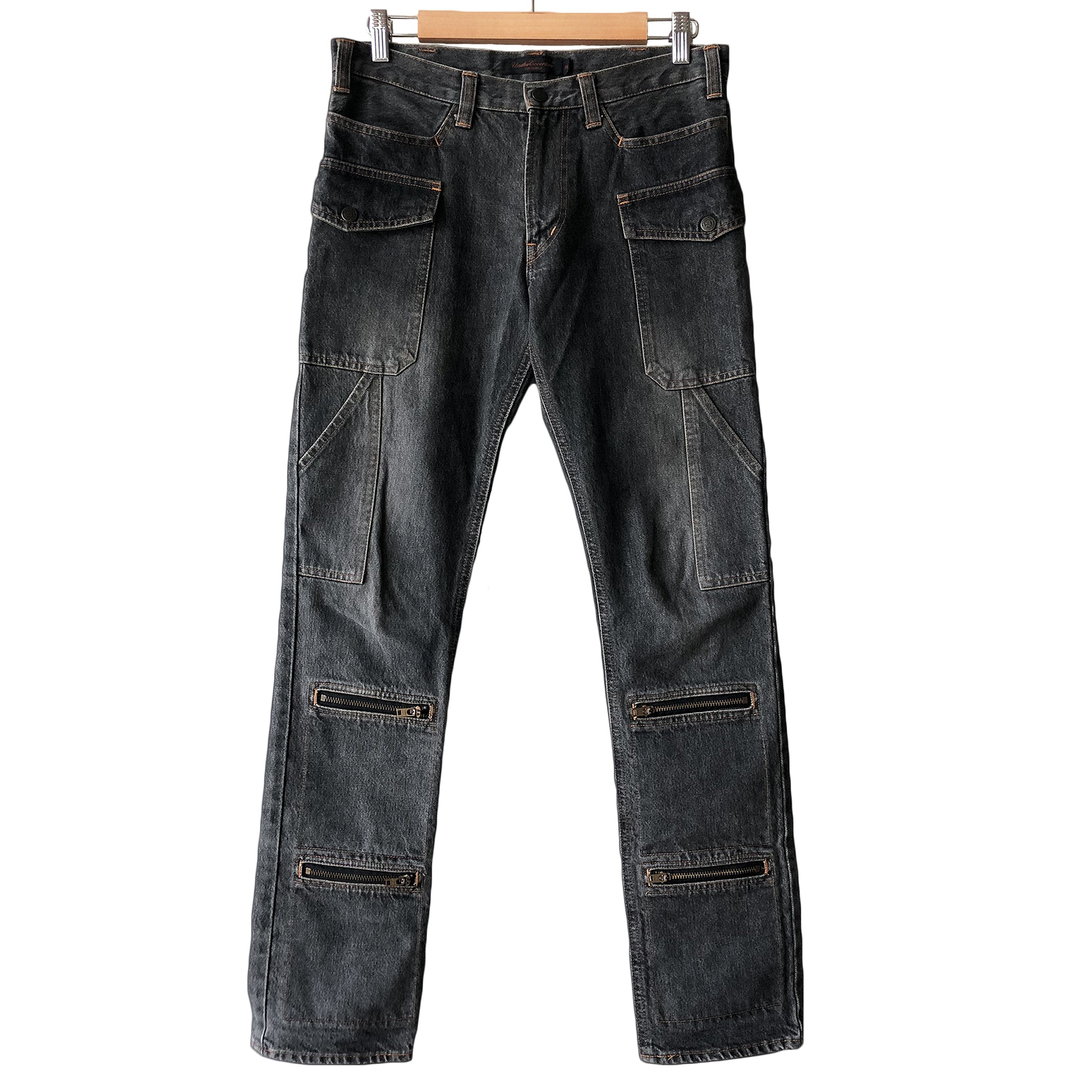 Undercover Undercoverism Black Cargo Denim - AW03 