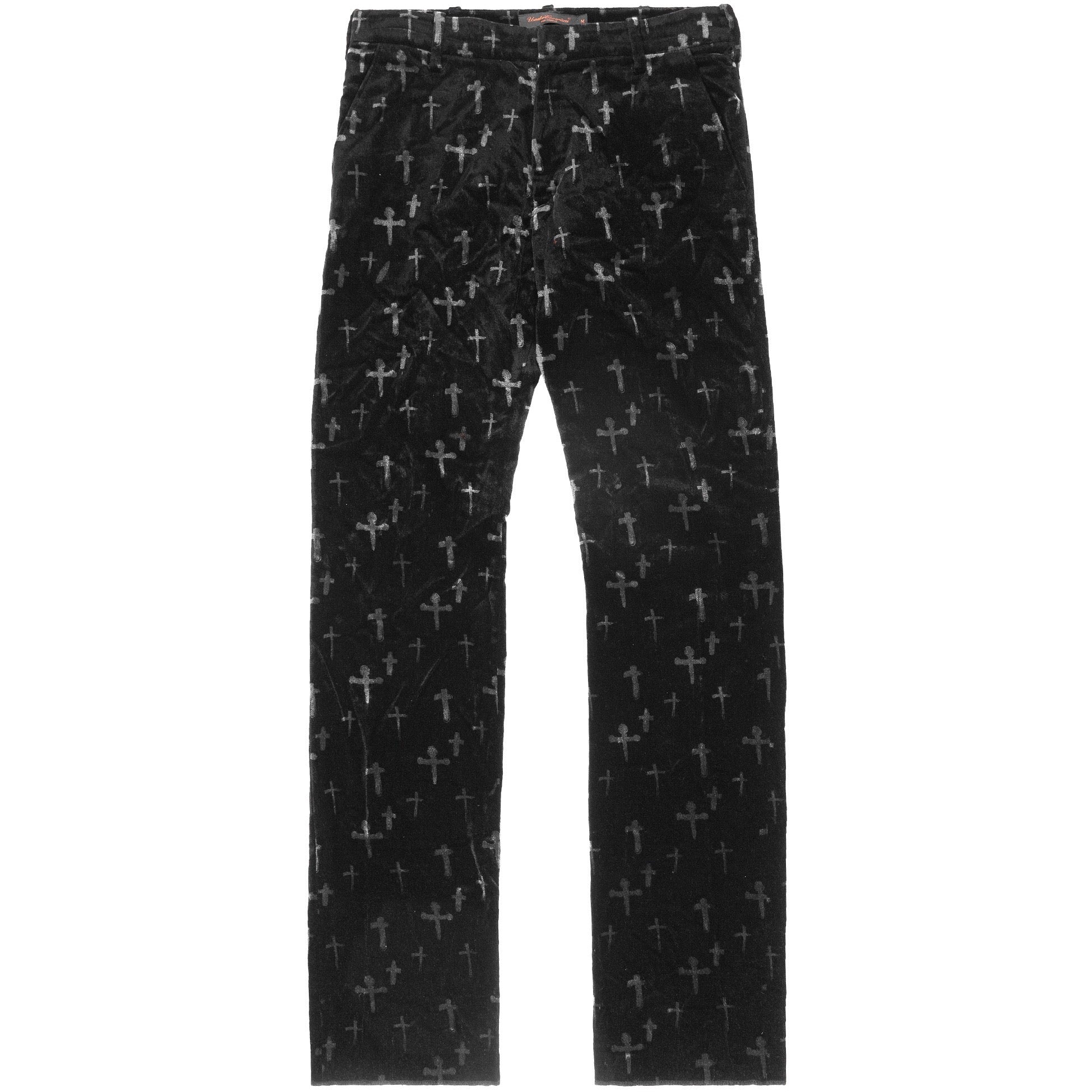 Undercover Velour Cross Trousers - AW02 “Witch's Cell Division