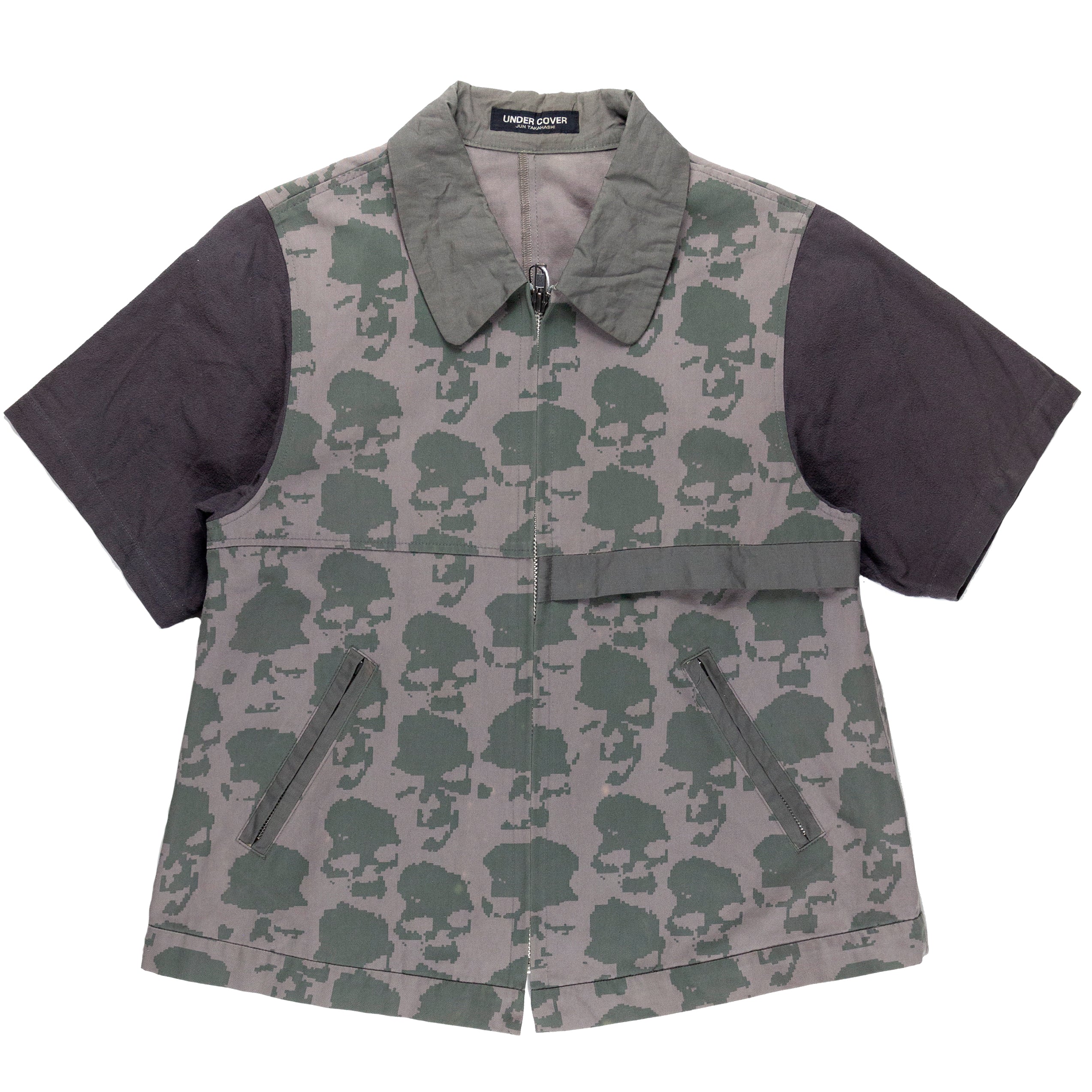 Undercover Skull Zip-Up Shirt - SS96 “Under The Cover”