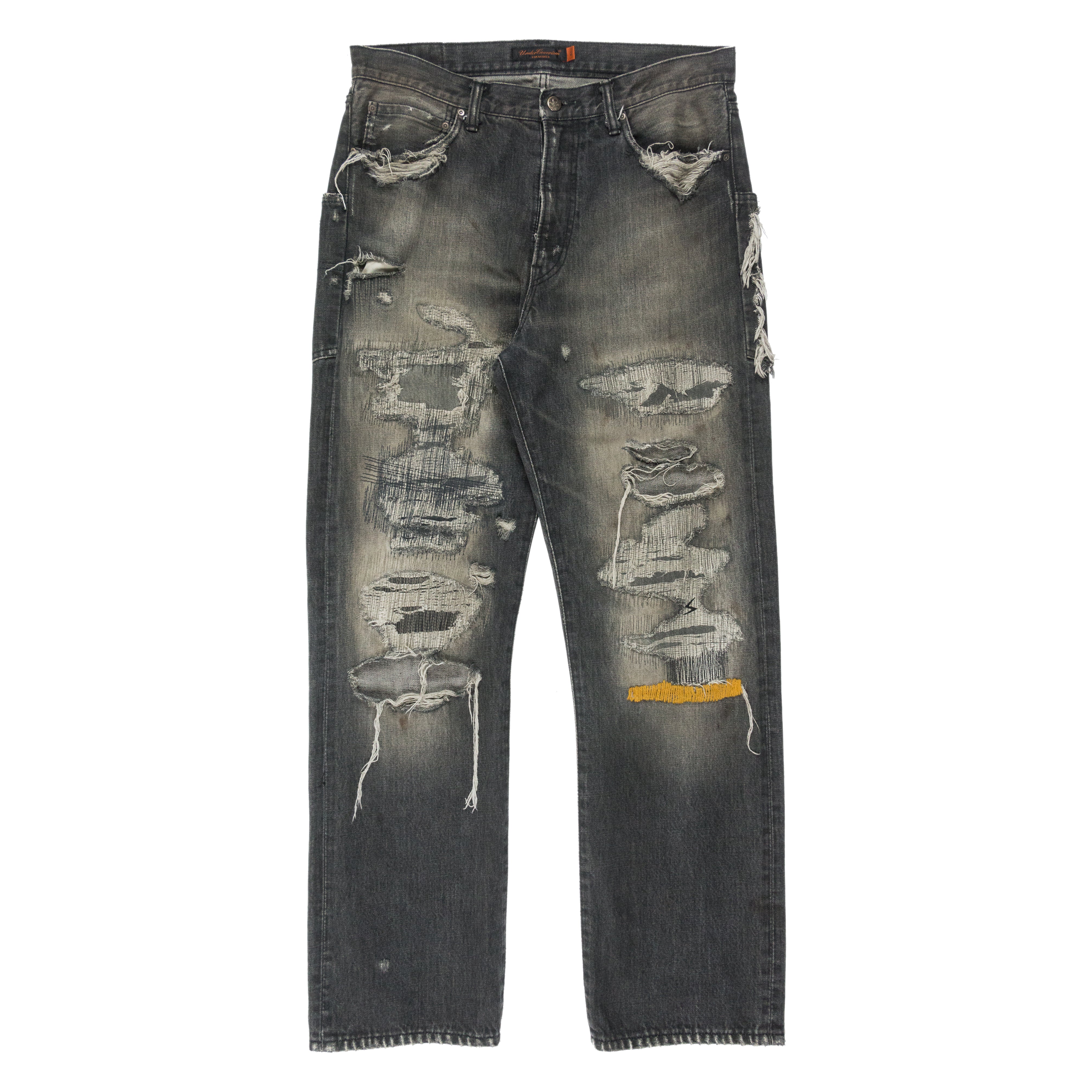 Undercover 68 Yellow Yarn Jeans - AW04 