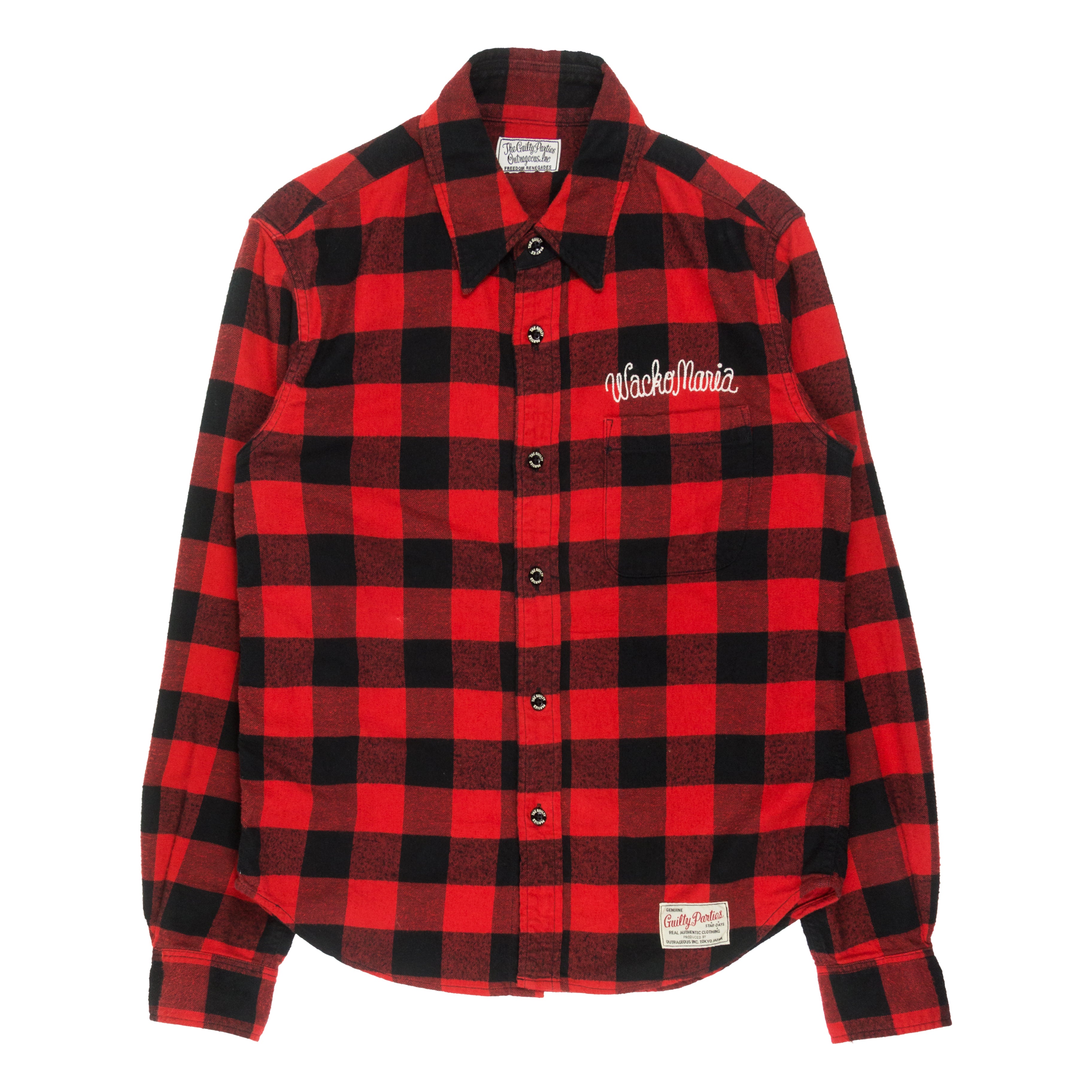 売りネット WACKOMARIA 2024 BLOCKCHECK FLANNEL SHIRT - トップス